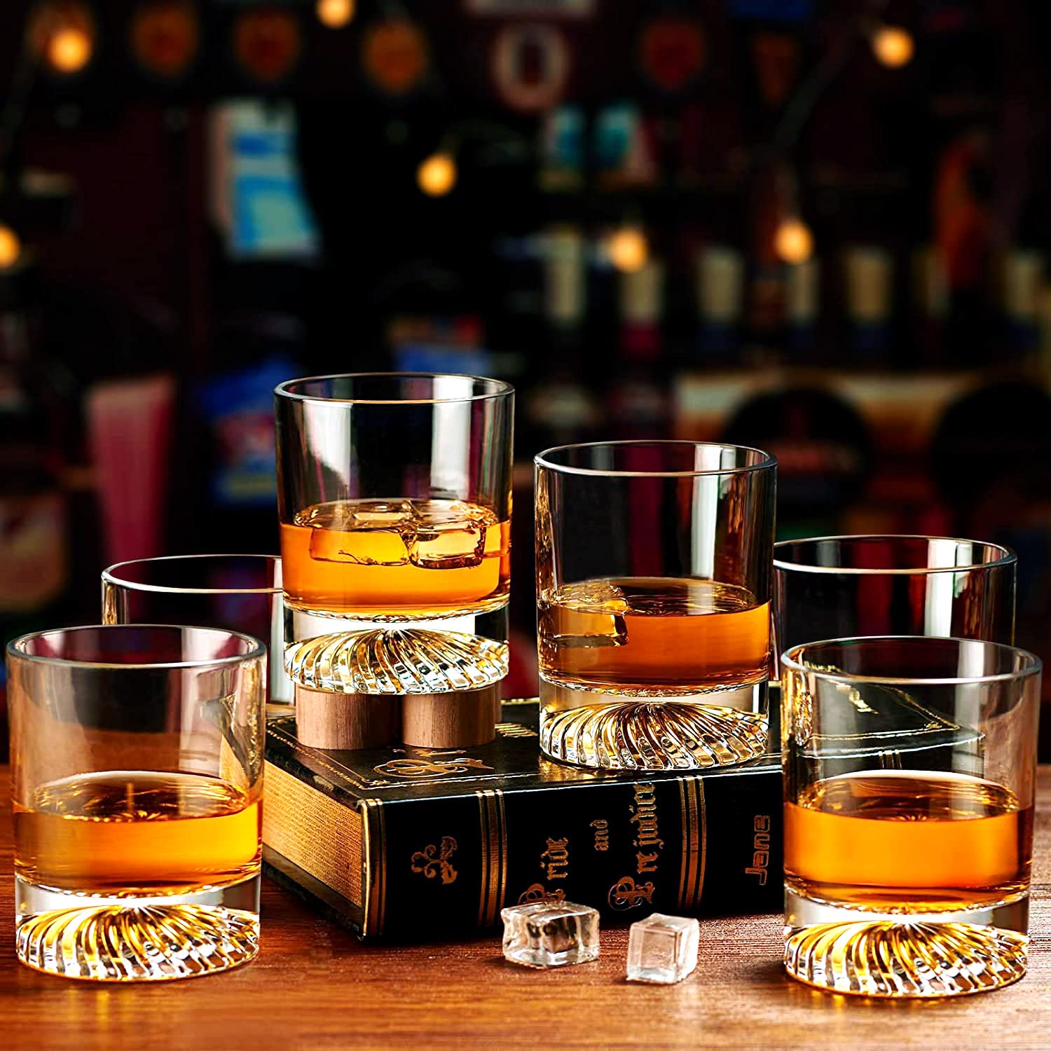Vaso OPAYLY cristal libre de plomo realza el color