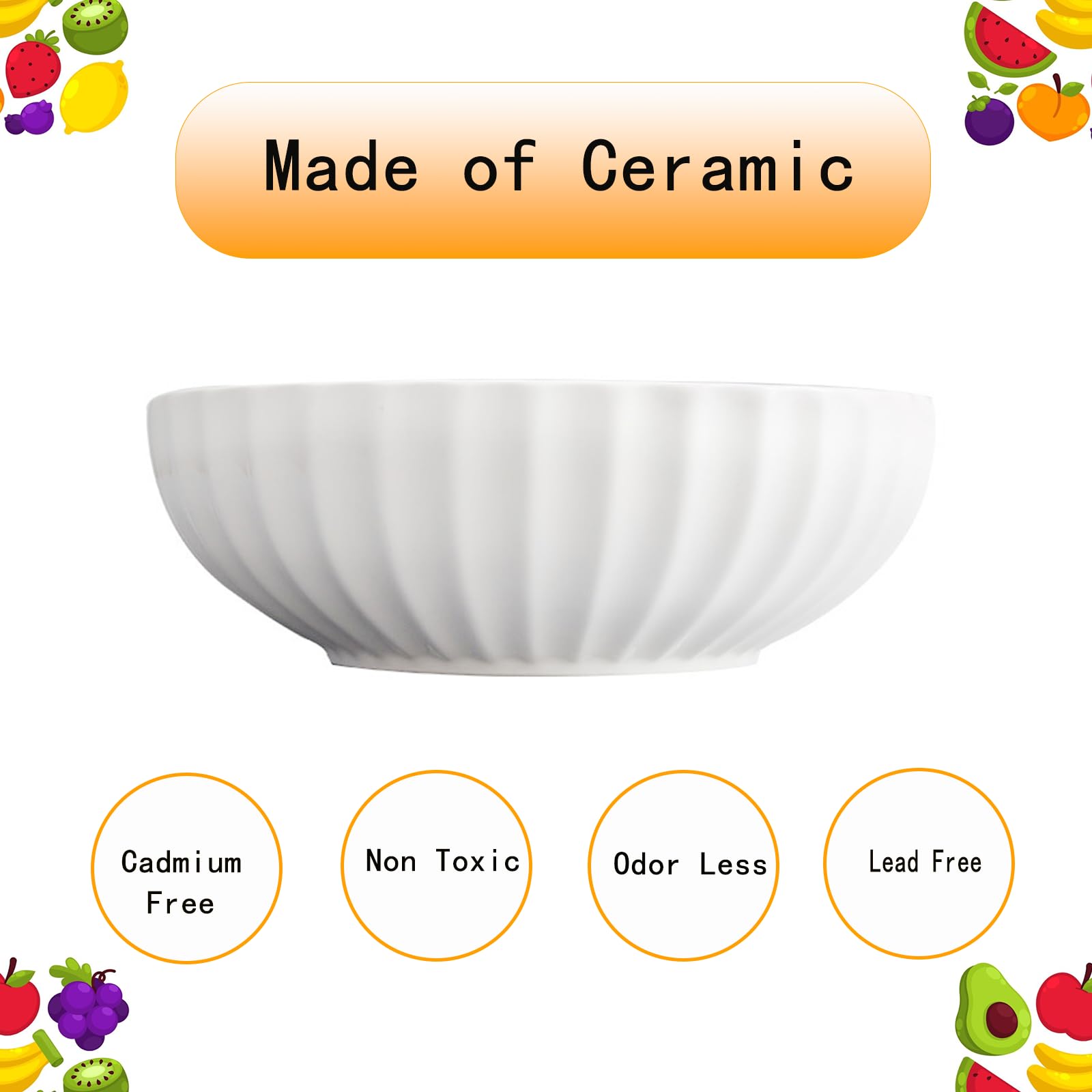 Opeikla plato cerámico con diseño rayado para agarre seguro