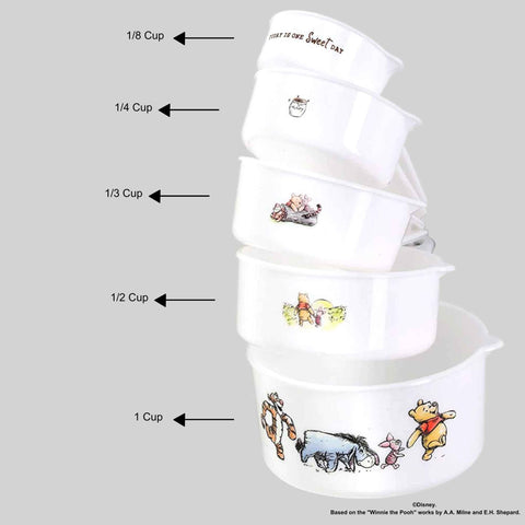 Open Road Brands Winnie el Pooh: plástico duradero apto para alimentos para uso diario.