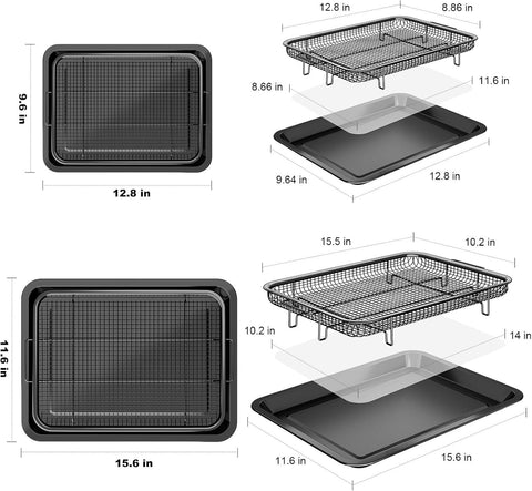 OPENICE bandeja de horno grande evita goteos y ensuciar menos