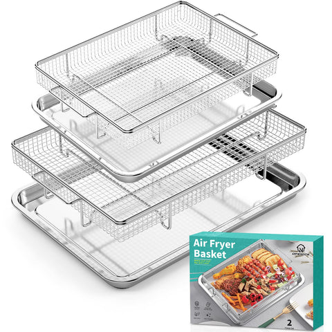 OPENICE cesta freidora para horno, dorado uniforme y rápido.