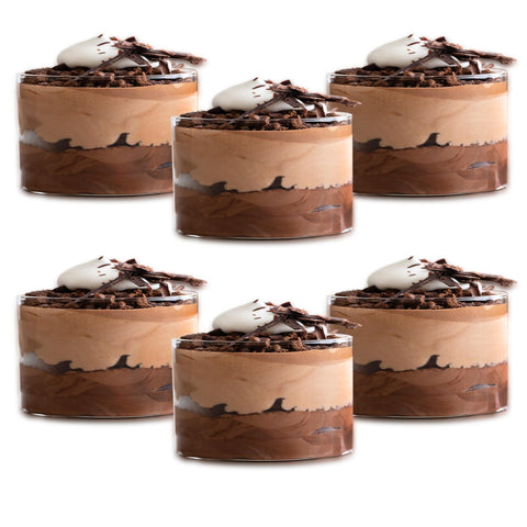Opexscal cuencos de cristal 6 oz para postres, ideales para porciones individuales