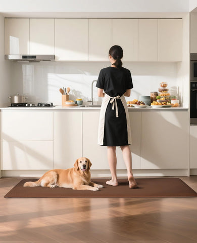 Alfombra Ophanie resistente al agua, protección frente a derrames en la cocina.