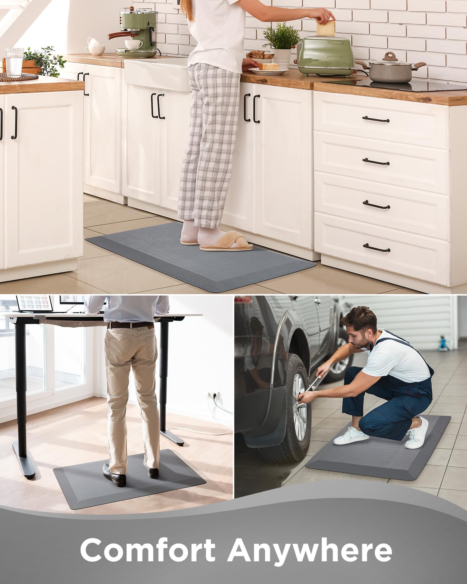 Diseño gris Ophanie para cocinas modernas y funcionales