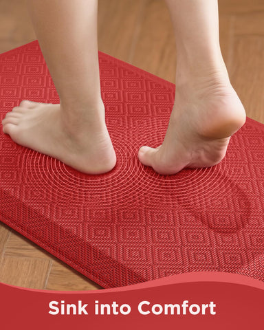 Ophanie superficie PVC texturada, suave al tacto, mejora el agarre durante jornadas largas.