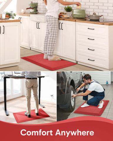 Acabado rojo de Ophanie aporta estilo y visibilidad en la cocina