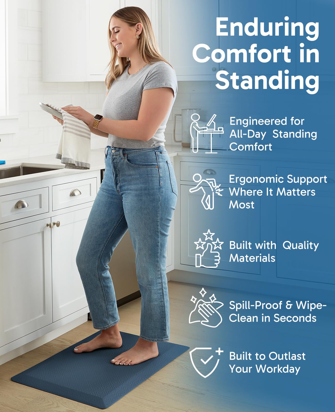 Ophanie Superficie PVC con textura suave, durabilidad y limpieza rápida