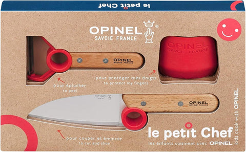 OPINEL Le Petit Chef: cuchillo de punta redonda para aprendizaje seguro en la cocina