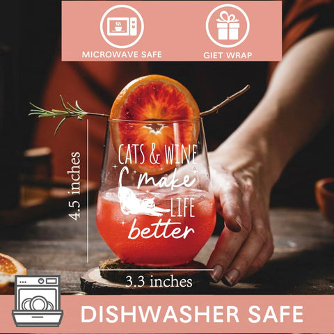 Opininqo vaso vino sin tallo, diseño ergonómico para un agarre cómodo