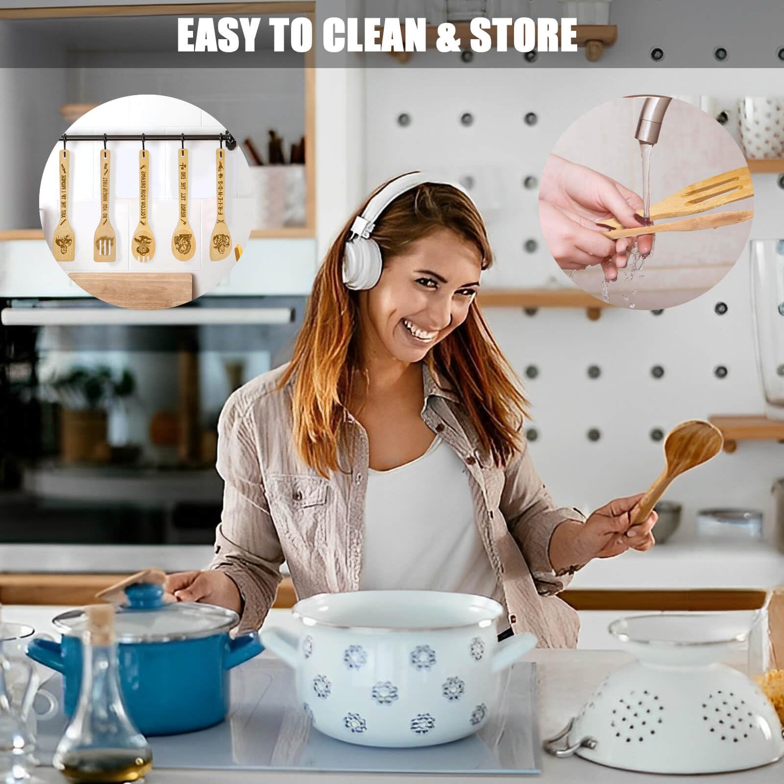 OPPKEPT uso versátil para saltear, remover y servir con facilidad.