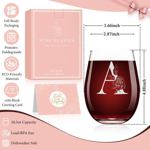 Vaso de vino Oprever para ocasiones especiales, regalo duradero.