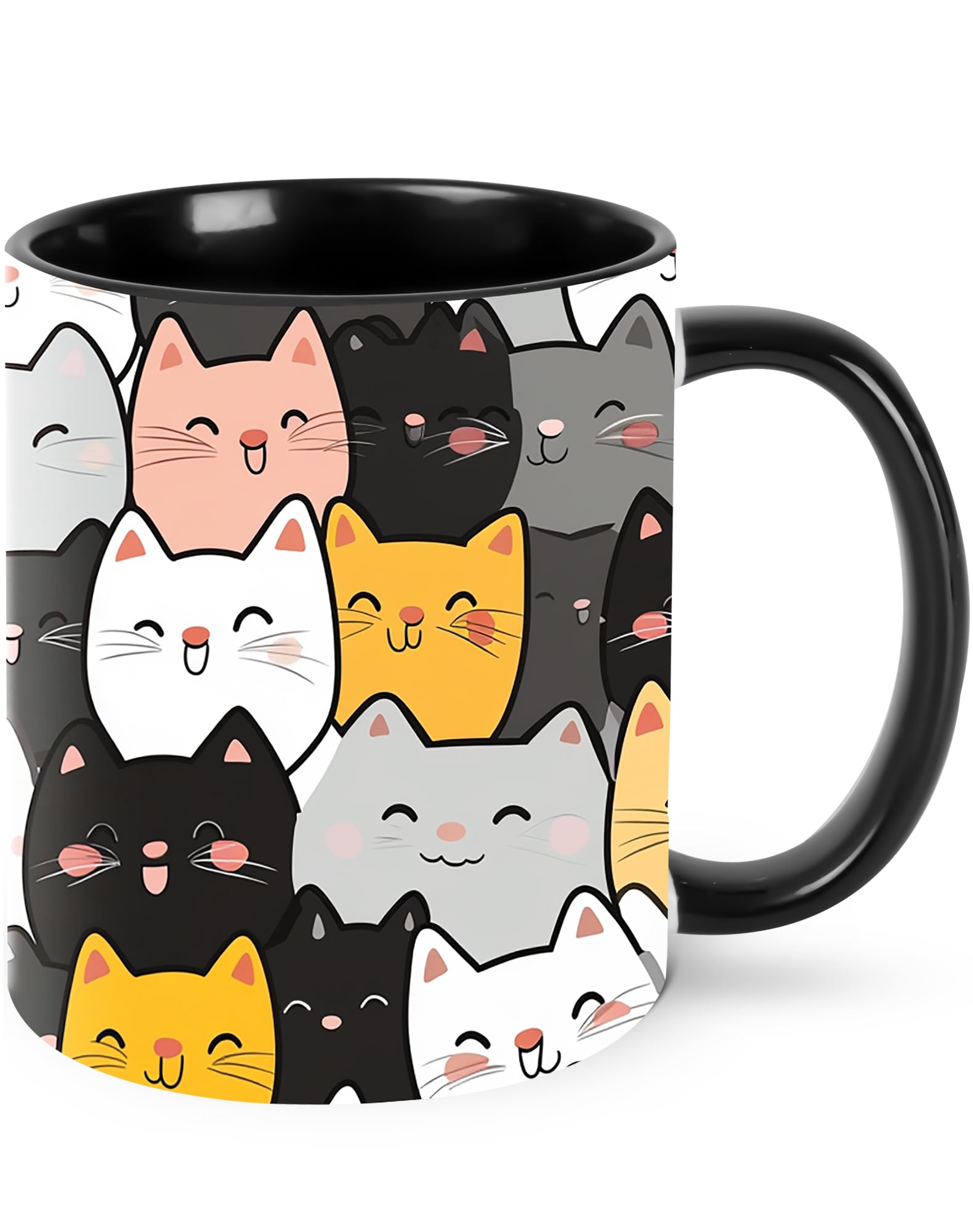 Taza opshksog gato-frontal 11oz, ideal para café diario.