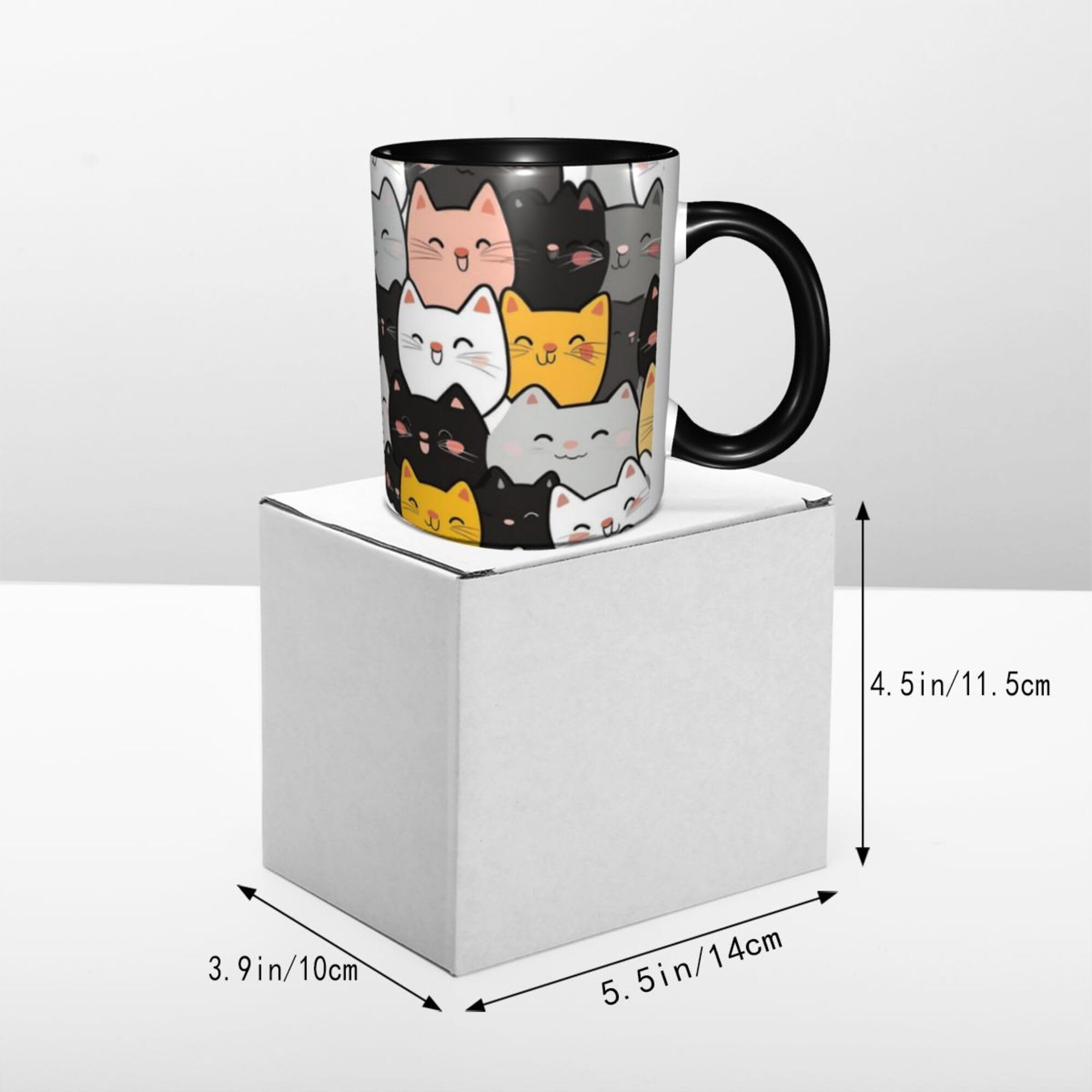 Taza opshksog gato-uso-casa-oficina para uso diario.