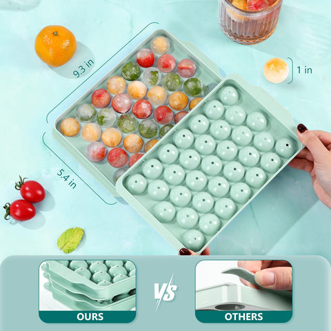Optish bolas de hielo redondas 1 pulgada para bebidas