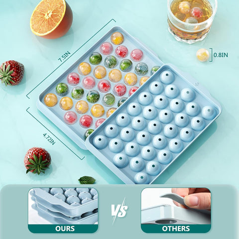 Optish cubos hielo redondos, desmolde facil, ideal para cócteles.