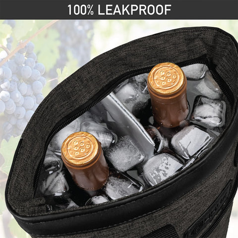Opux bolsa vino protección botellas, protege las botellas durante viajes.