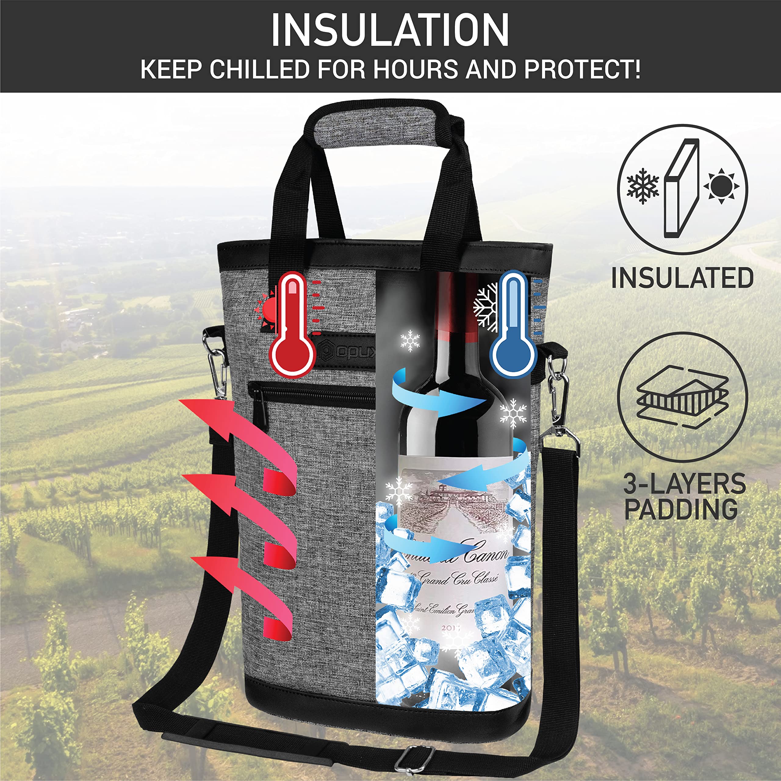 opux interior-impermeable: evita derrames y facilita la limpieza tras uso.