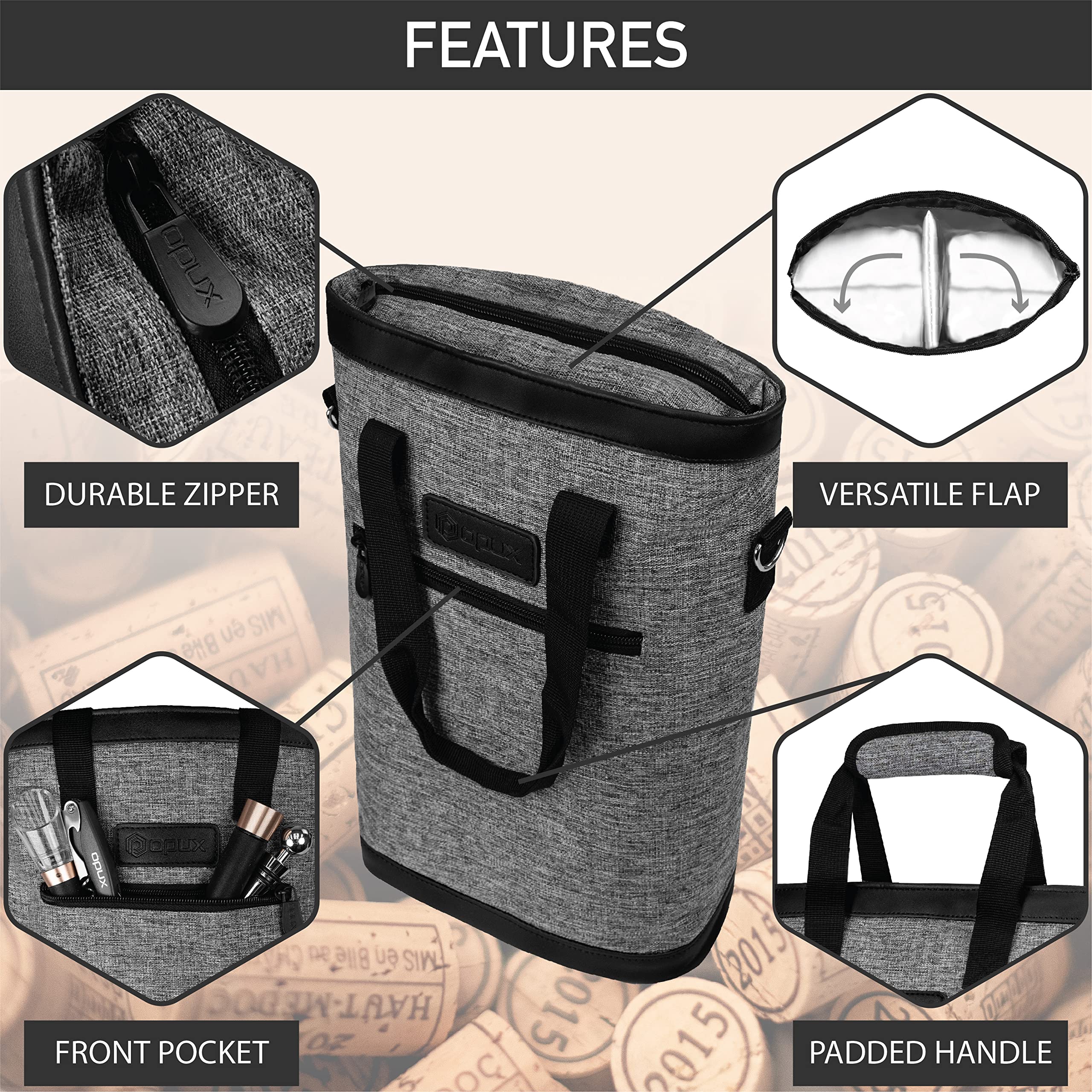 opux regalo-amantes-del-vino: regalo práctico y con estilo para aficionados al vino.