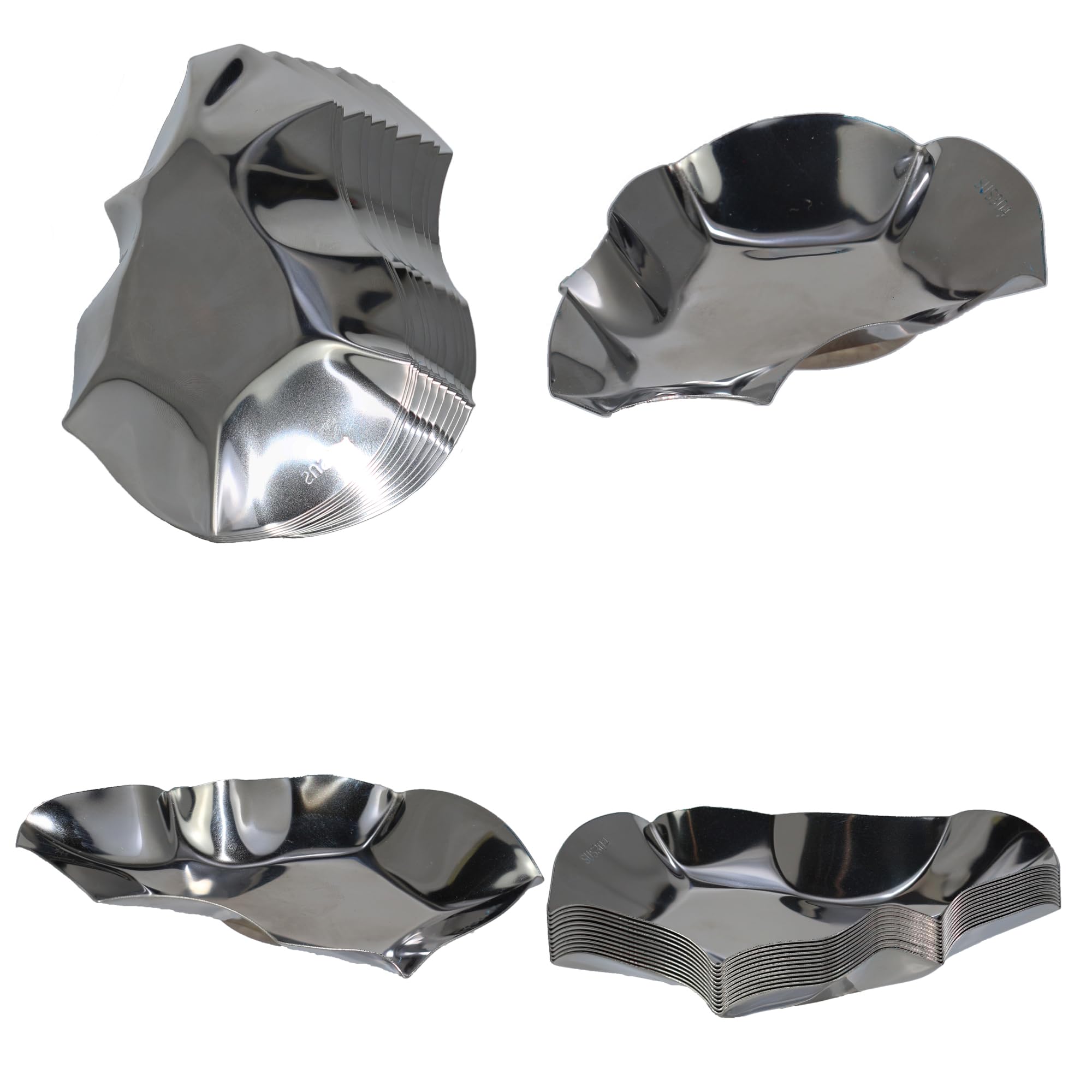 OQUQO conchas de ostras planas: base estable para asar sin generar desorden.