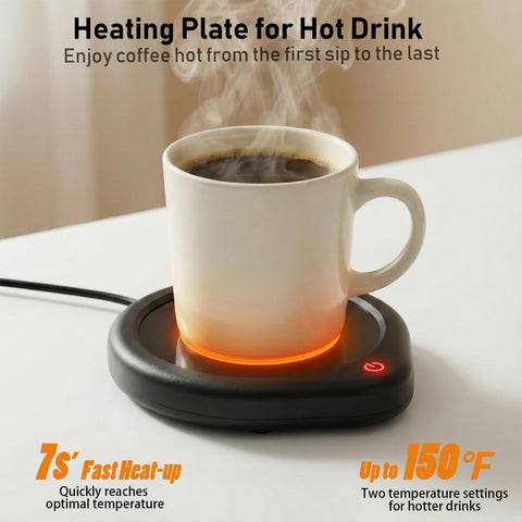 Oracer encendido por toque con indicadores luminosos para controlar la temperatura.