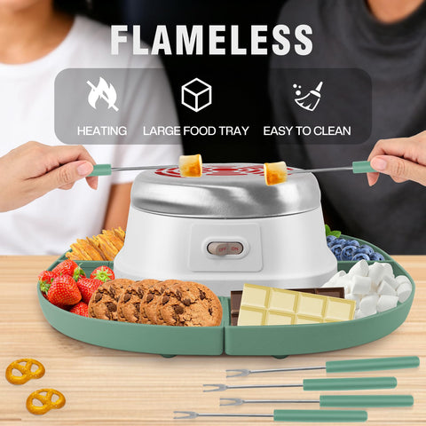 ORANLAN Smores Maker para uso interior, perfecto para noches de película.