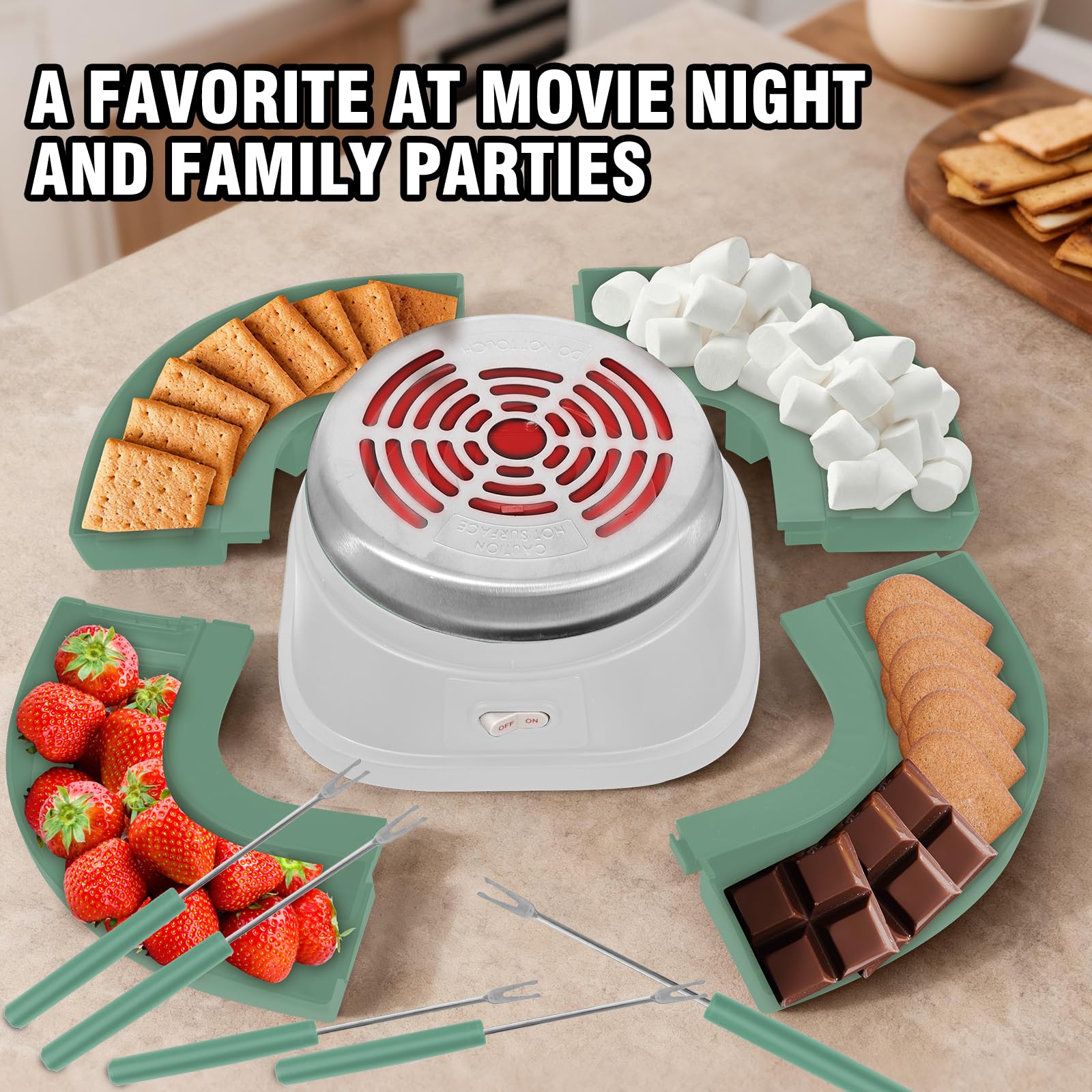 ORANLAN kit para cena en familia, sencillo de montar y limpiar.