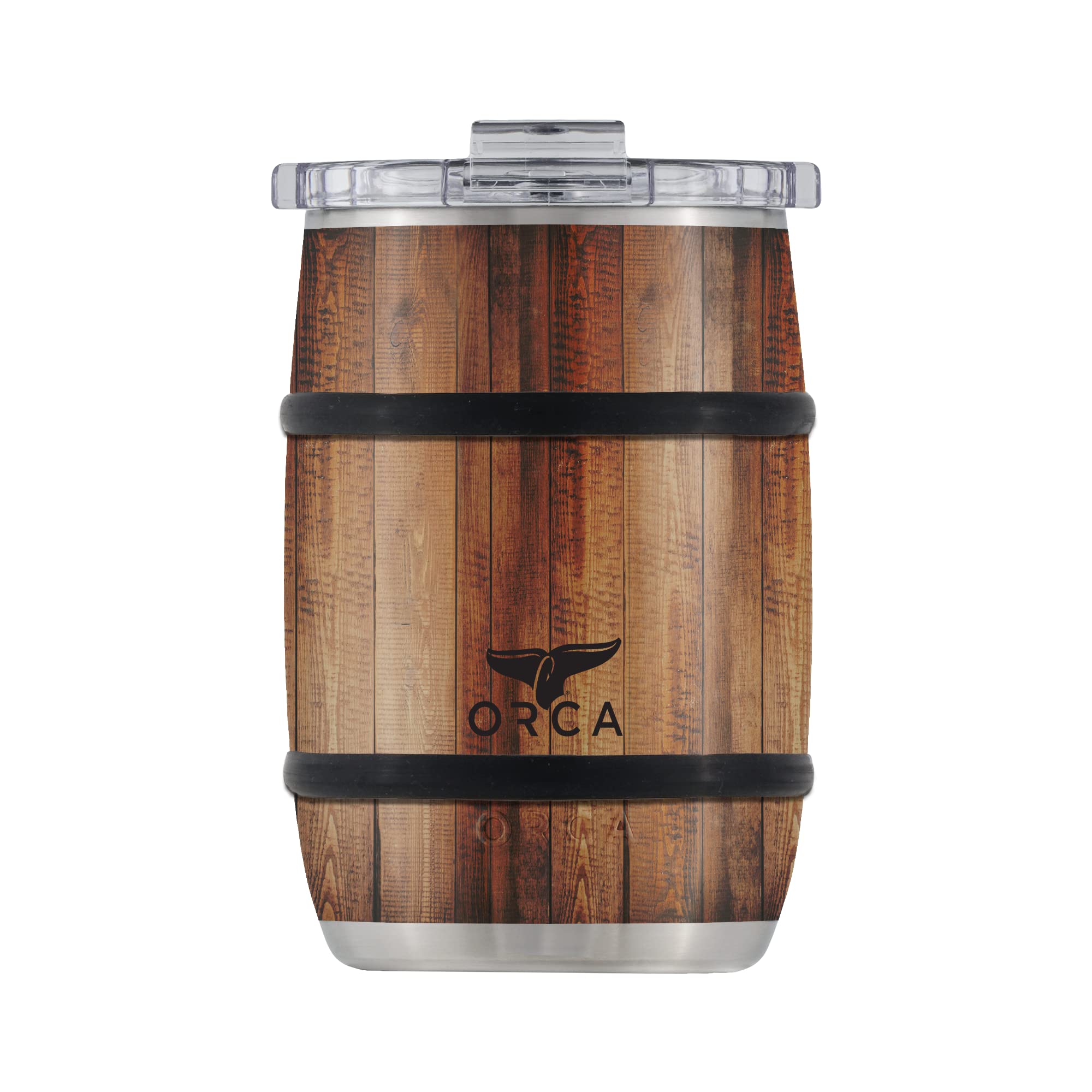 ORCA Barril 12oz vista frontal, perfecto para bebidas frías o calientes