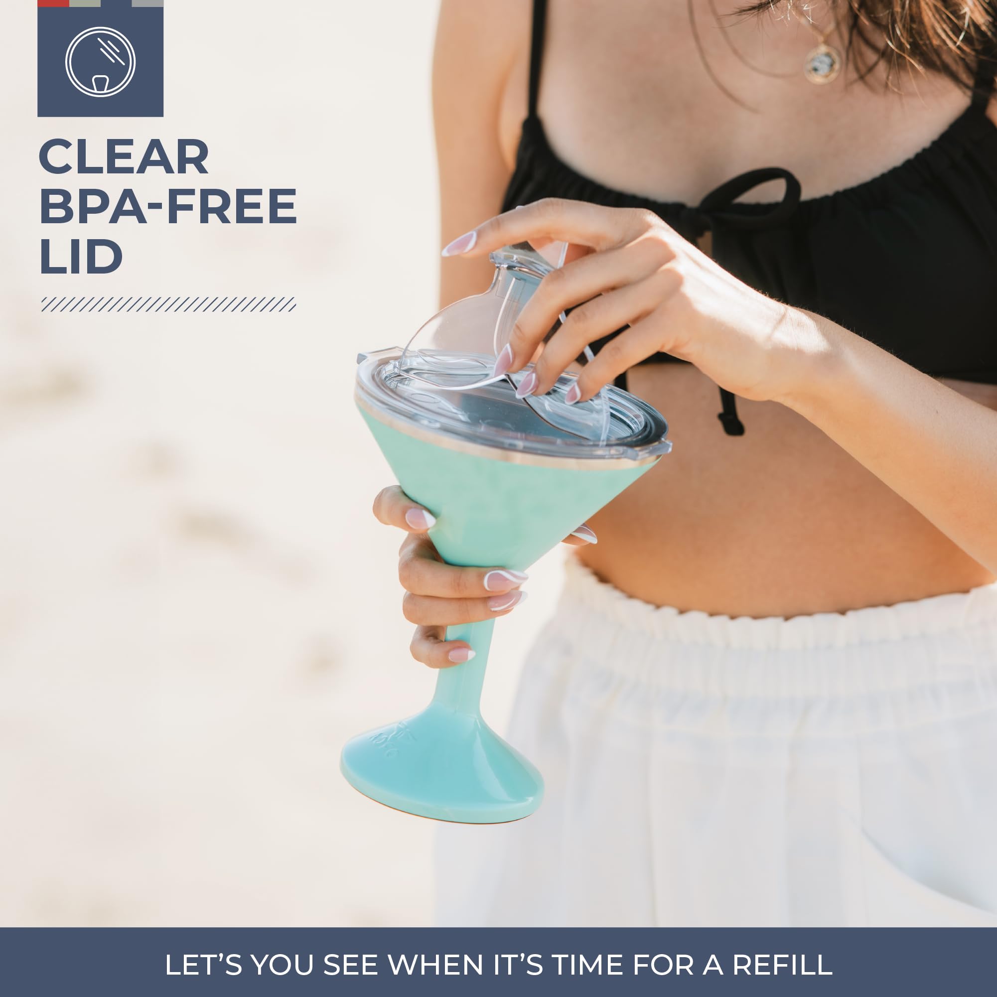 ORCA Tini 13oz, borde liso para agarre cómodo