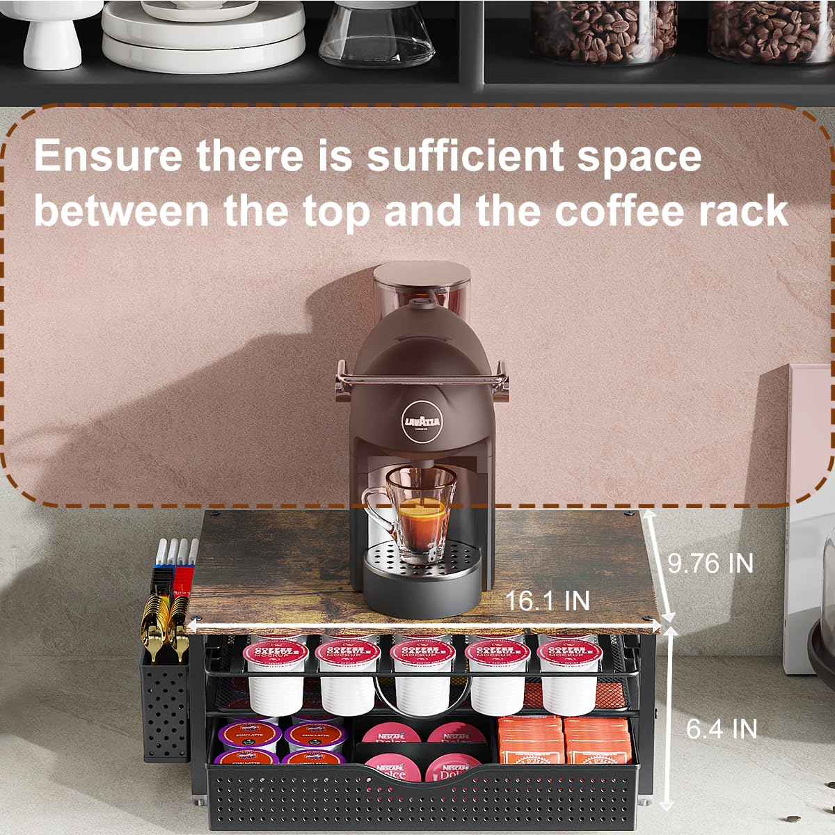 ORDROLL ideal para casa u oficina, optimiza tu estación de café