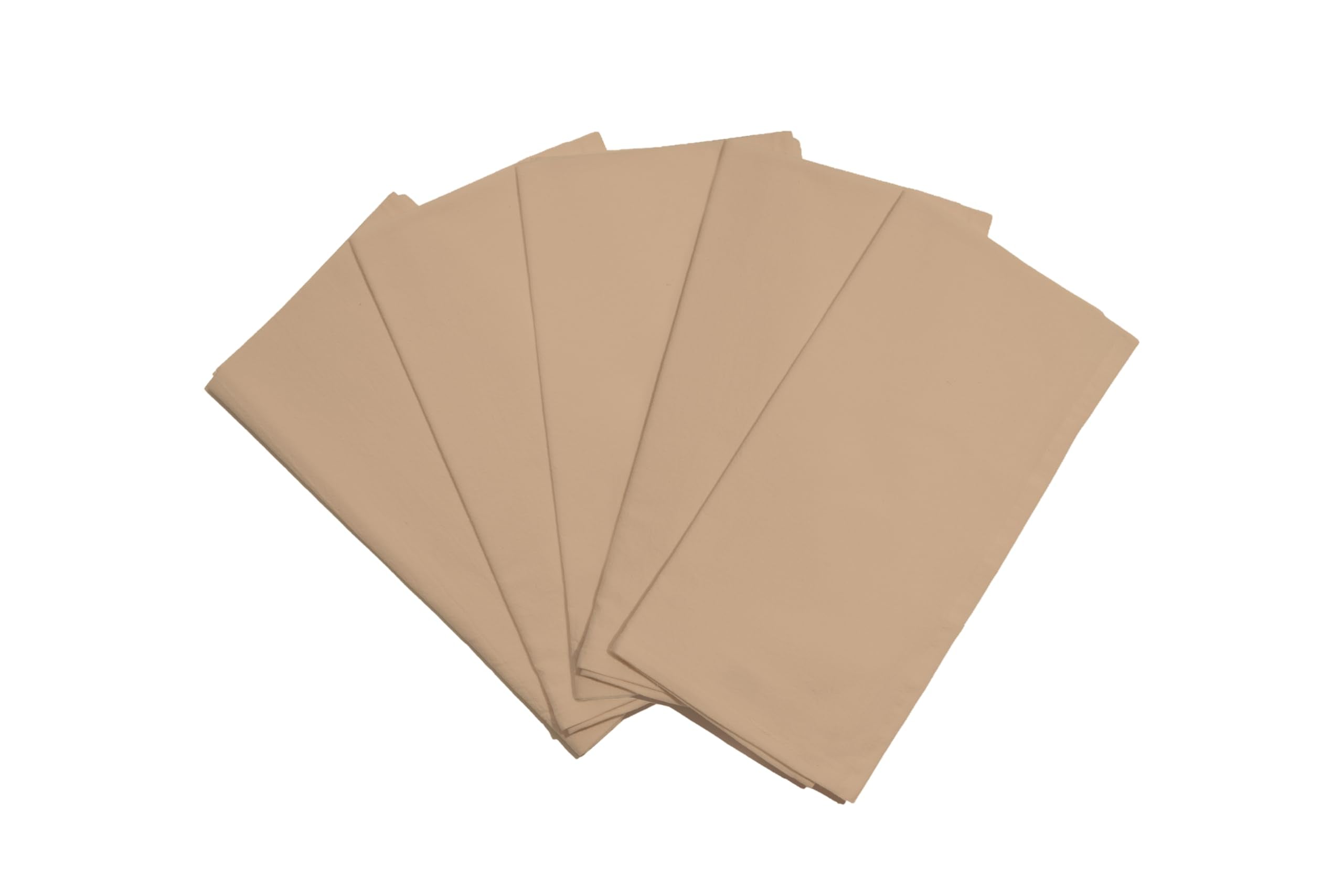 Organic Cotton Mart: toallas de cocina beige con alta absorción para secar utensilios.