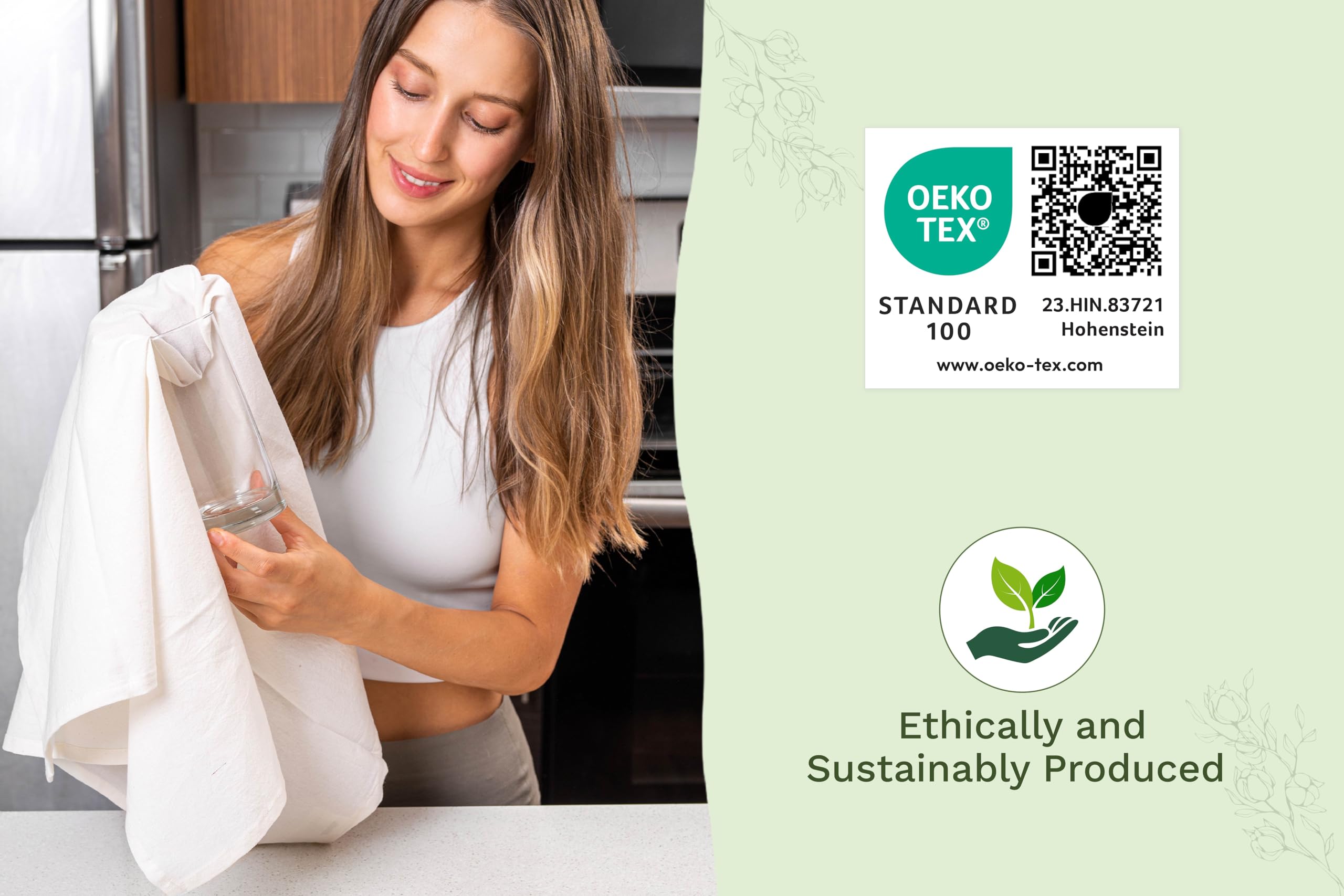 Organico Cotton Mart: bolsas de tela reutilizables para la cocina.