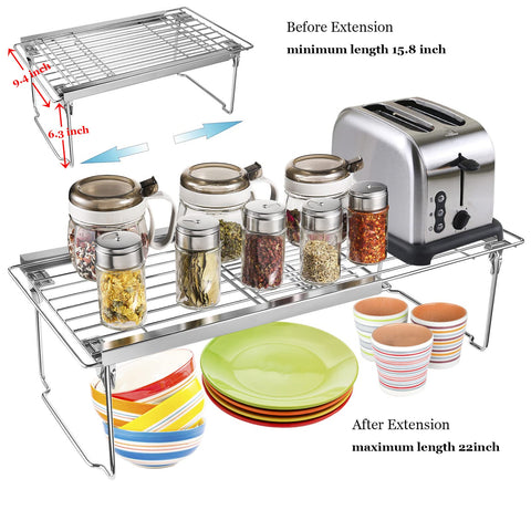 Orgneas estante de cocina robusto y compacto para despensa organizada.