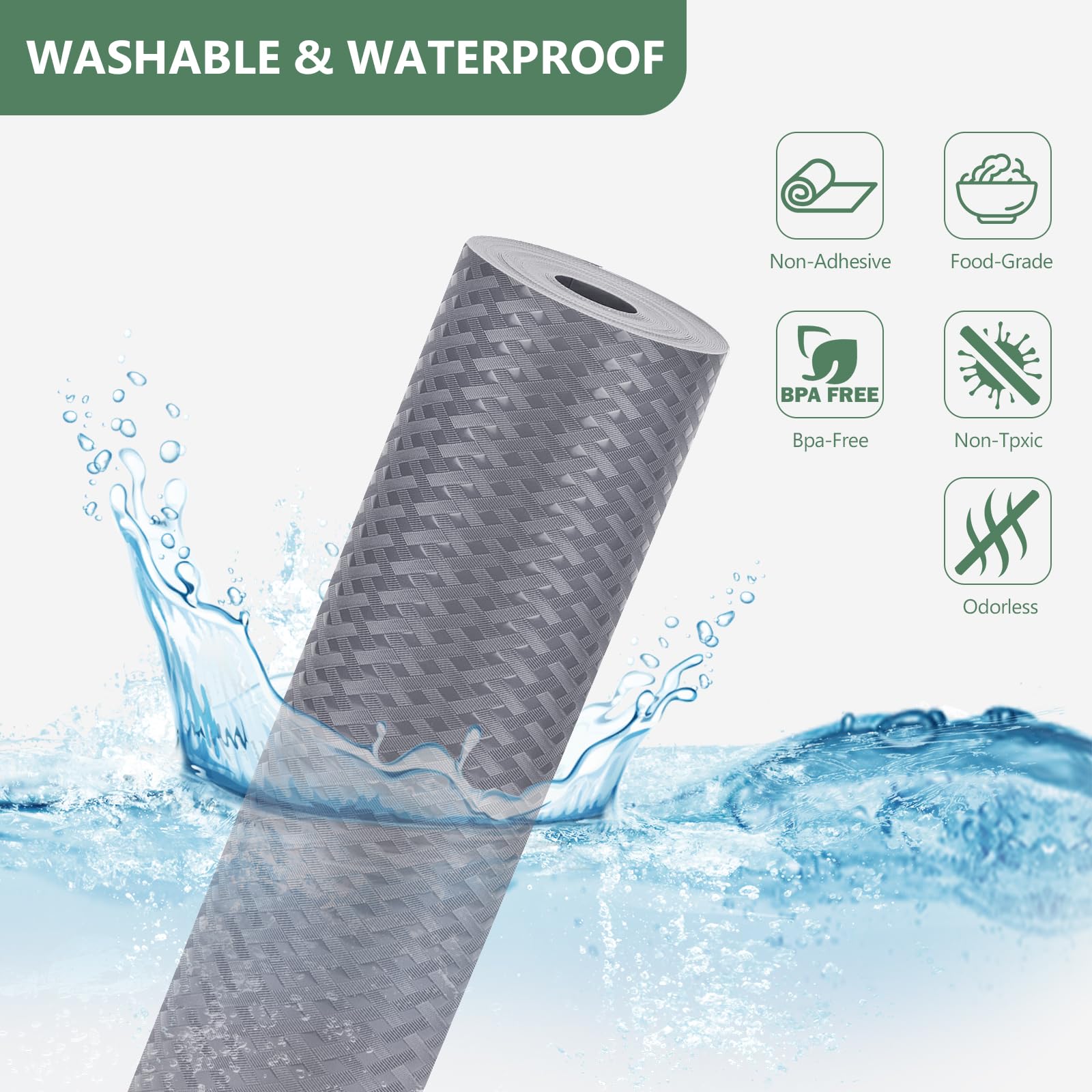 Origuuds forro-cocina impermeable a grasa para gavetas.