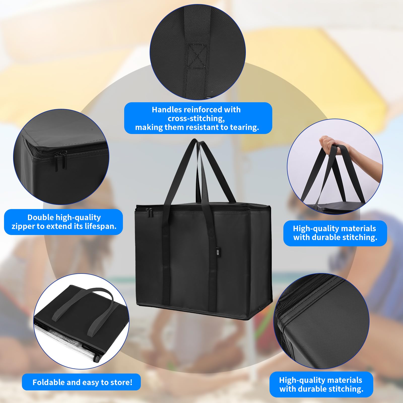 Bolsas ORILUME plegables y duraderas, fáciles de guardar tras su uso