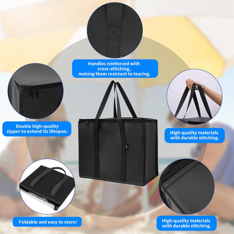 Bolsas ORILUME plegables y duraderas, fáciles de guardar tras su uso