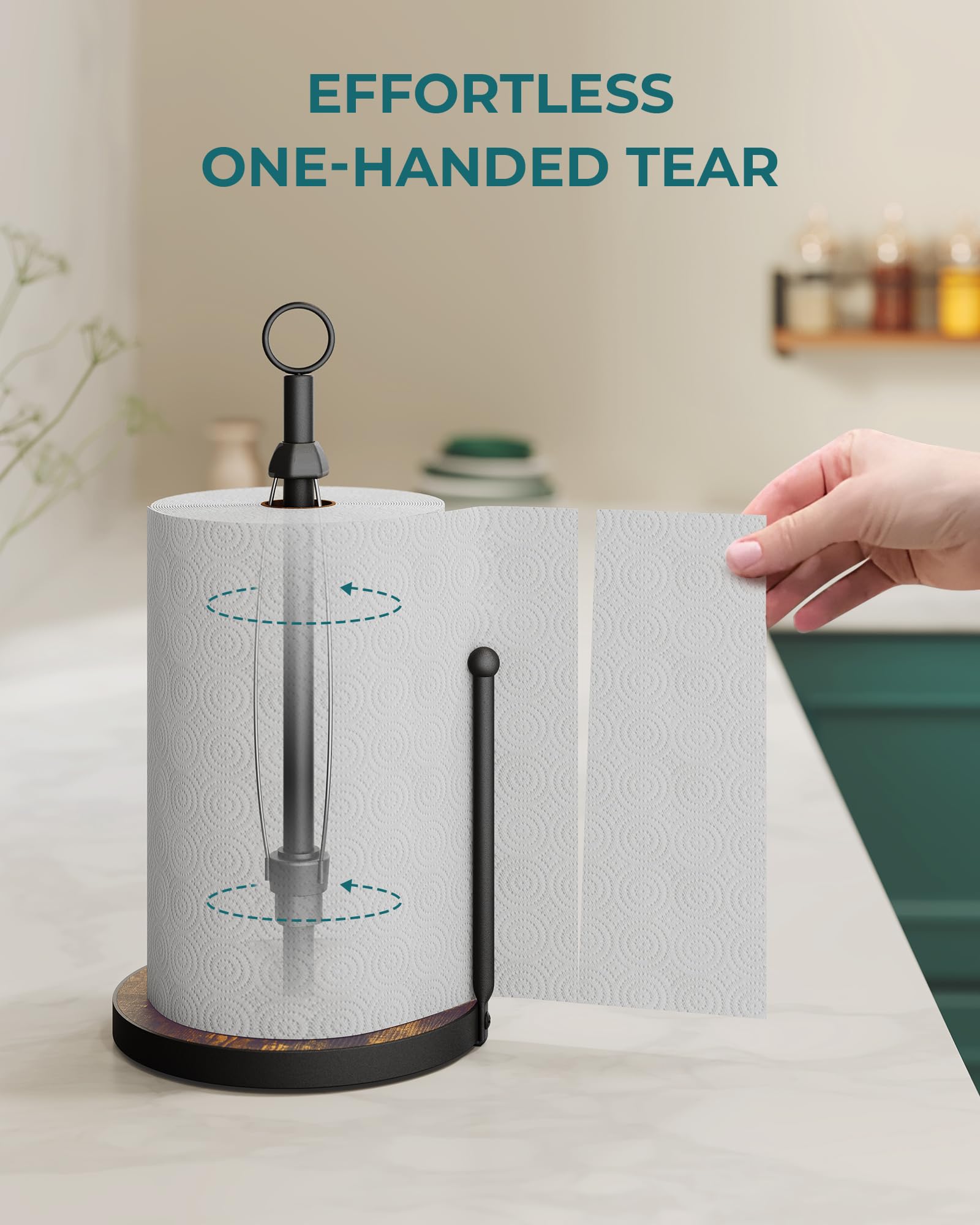 OROPY ventosas cuatro fijaciones mantienen estable el porta papel.