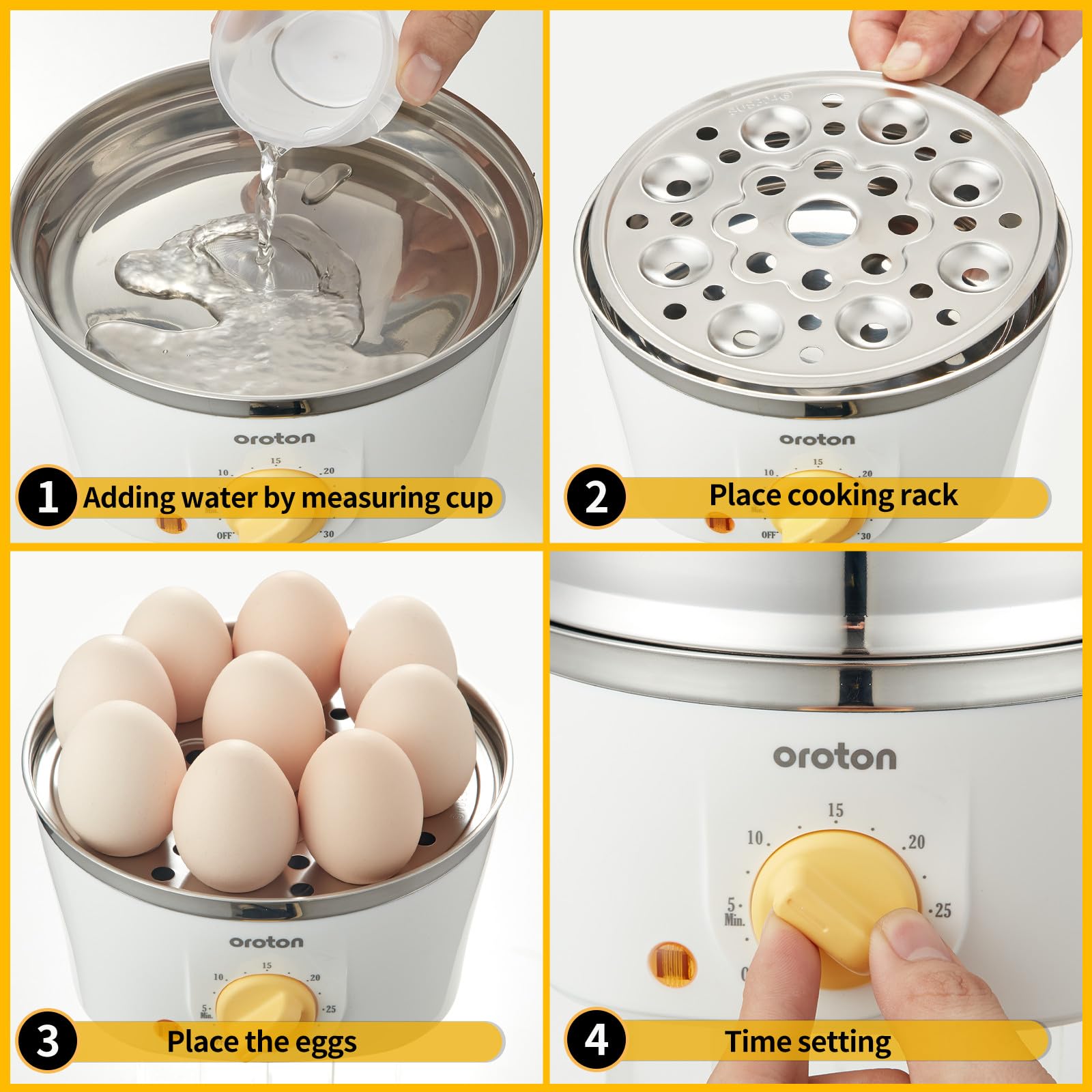 Oroton sarten-omelette permite omelettes esponjosos con facilidad.