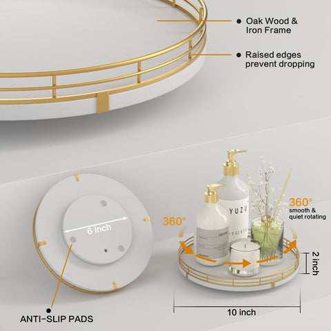 Oroyutor uso multifuncional para hogar: sirve en mesa, baño y tocadores.
