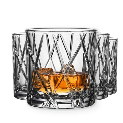 Vaso Orrefors City old-fashioned doble de 11 onzas, perfecto para whisky y bebidas.