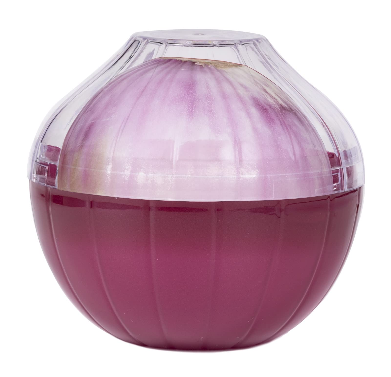 Ortarco Onion Keeper con tapa transparente para cebolla, almacenamiento ordenado y libre de olores.