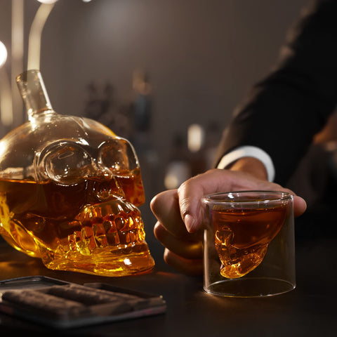 Set todo en uno para servir bebidas con elegancia OS Oak & Steel ENGLAND.