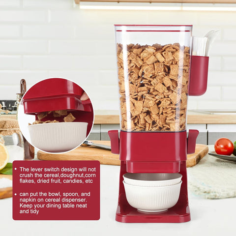 Osacoe dispensador cereal, capacidad de cinco litros, ideal para despensa