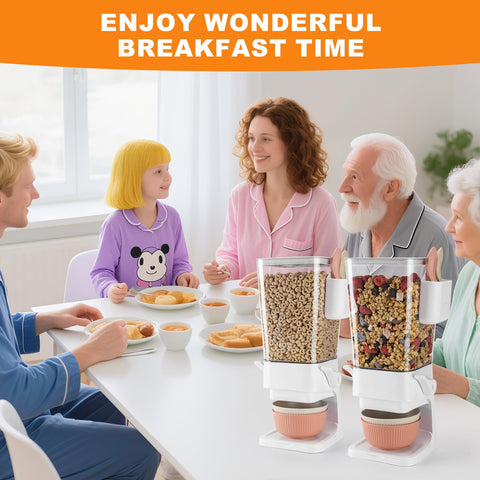 Osacoe dispensador cereal cierre hermético para conservar frescura.