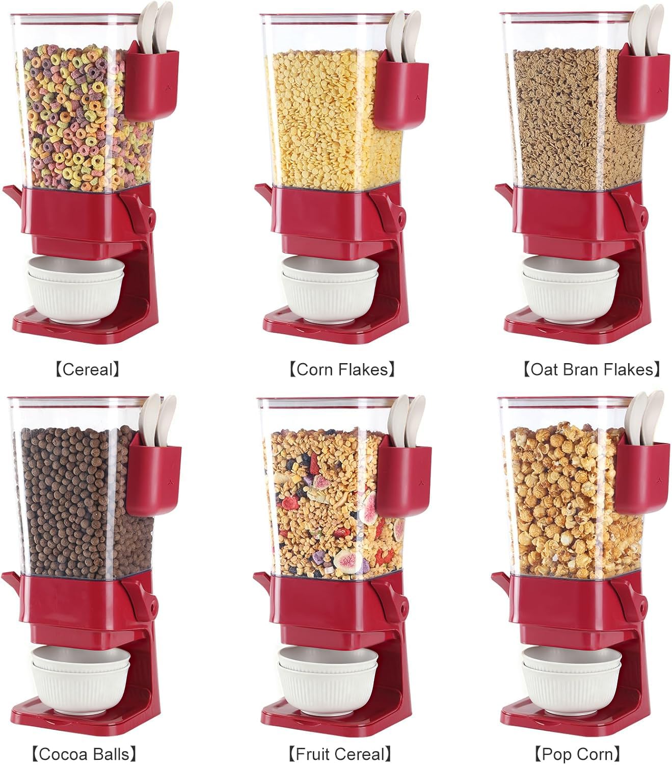 Osacoe dispensador de cereal para uso diario evita desorden
