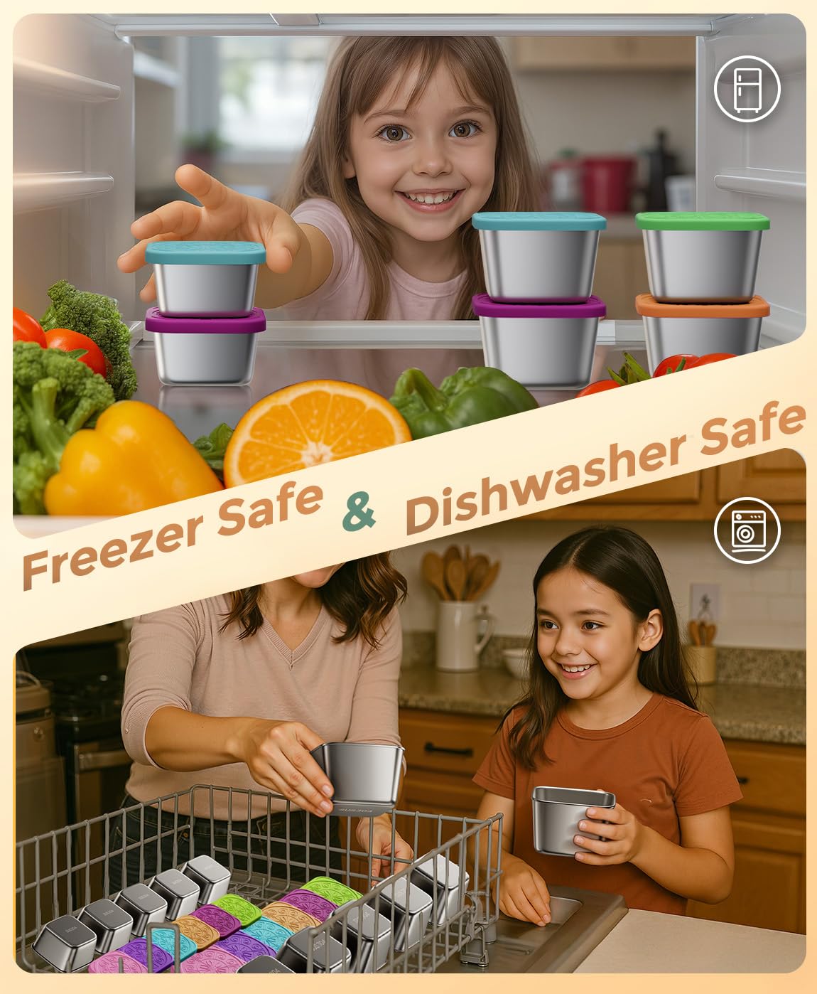Osfel materiales de alta calidad: acero 304 y silicona segura para alimentos.