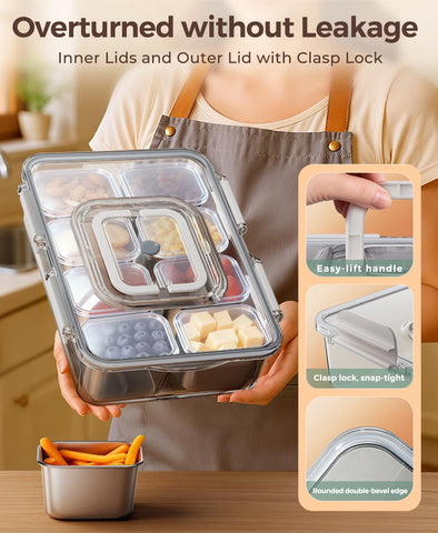Osfel Snackle Box apto para lavavajillas facilita la limpieza.