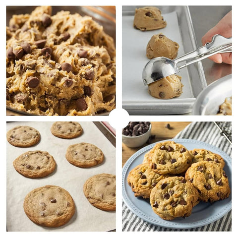 OSHLANT cucharas-galletas-tamano-16: bolas grandes para muffins.
