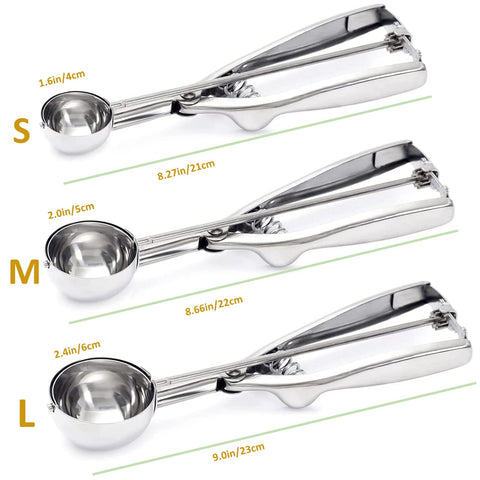 OSHLANT cucharas-galletas-tamano-50: porciones exactas para galletas.