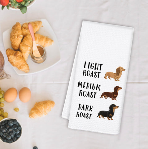 OSLYSOF toallas de cocina dachshund café, ideales para decorar la encimera con estilo.