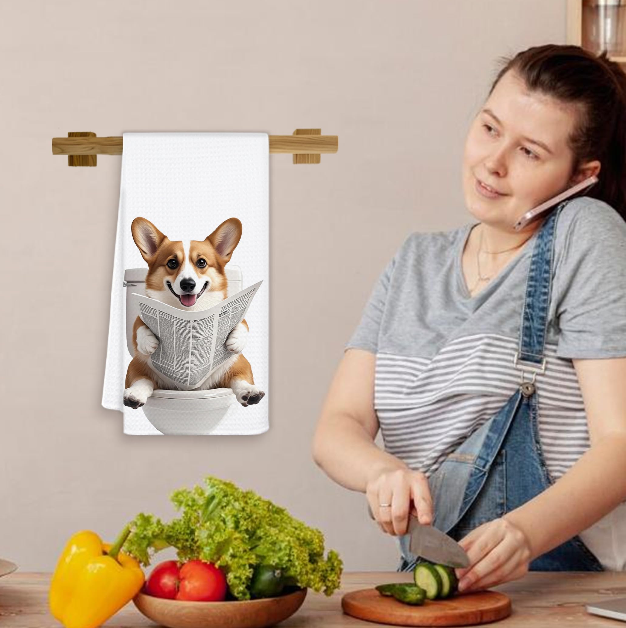 OSLYSOF regalo ideal para amantes de corgi, práctico y tierno